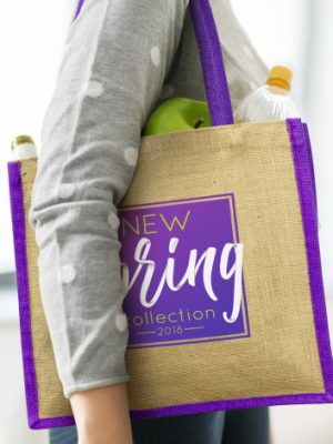 Monza Jute Tote Bag
