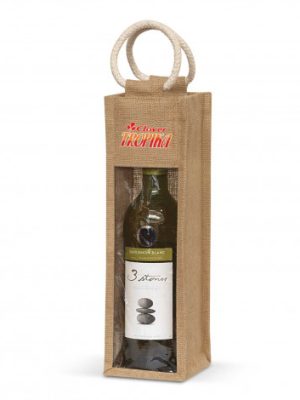 Serena Jute Wine Carrier