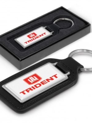 Baron Leather Key Ring - Rectangle