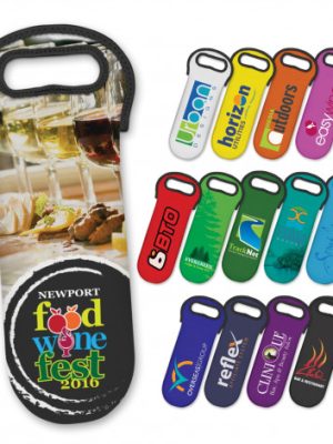 Neoprene Wine Cooler Bag - Full Colour