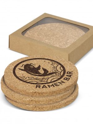 Oakridge Cork Coaster Round Set of 4