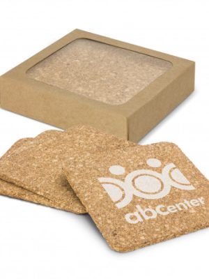 Oakridge Cork Coaster Square Set of 4