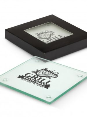 Venice Glass Coaster Set of 4 - Square