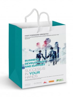 Medium Laminated Paper Carry Bag - Full Colour