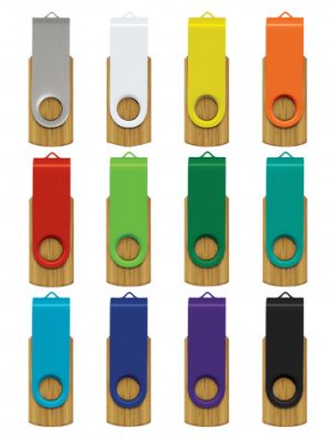 Helix 4GB Bamboo Flash Drive