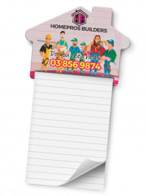 Magnetic House Memo Pad - A7