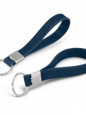 Silicone Key Ring - Debossed