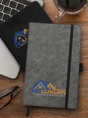 RPET Felt Hard Cover Notebook