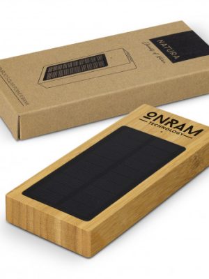 NATURA Bamboo Solar Power Bank