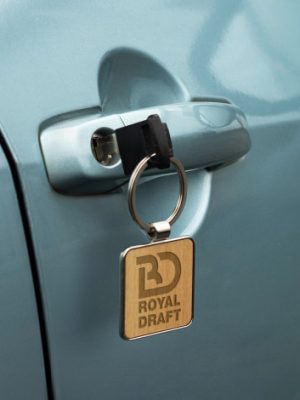 Santo Key Ring - Square