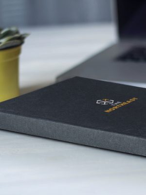 Recycled Cotton Hard Cover Notebook