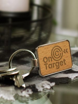 Santo Key Ring - Rectangle
