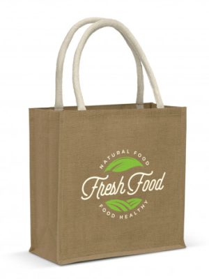 Monza Starch Jute Tote Bag