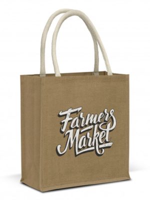 Lanza Starch Jute Tote Bag