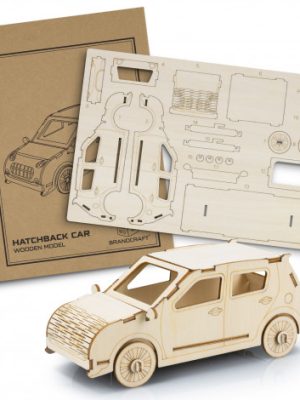 BRANDCRAFT Hatchback Car Wooden Model