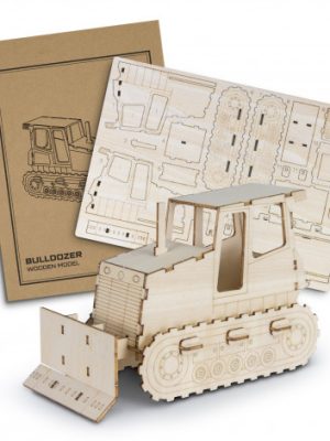 BRANDCRAFT Bulldozer Wooden Model