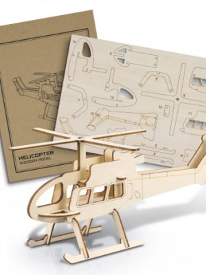 BRANDCRAFT Helicopter Wooden Model