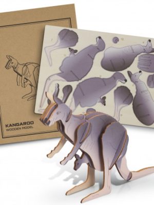 BRANDCRAFT Kangaroo Wooden Model