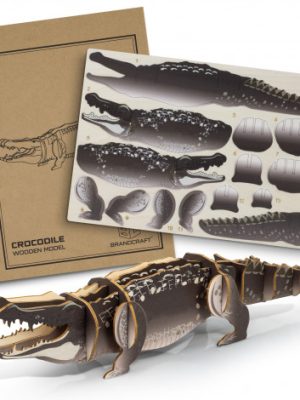 BRANDCRAFT Crocodile Wooden Model