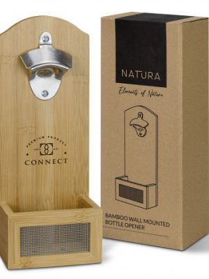 NATURA Bamboo Wall Mounted Bottle Opener