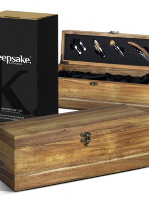 Keepsake Wine Box Gift Set