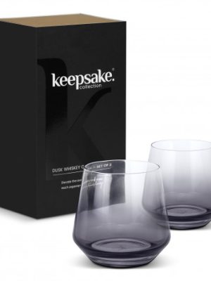 Keepsake Dusk Whiskey Glass Set of 2