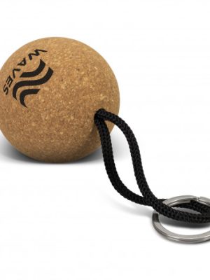 Cork Floating Key Ring - Round