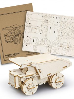 BRANDCRAFT Mining Truck Wooden Model