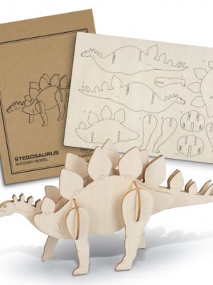 BRANDCRAFT Stegosaurus Wooden Model