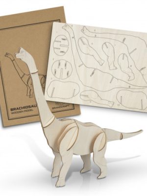 BRANDCRAFT Brachiosaurus Wooden Model