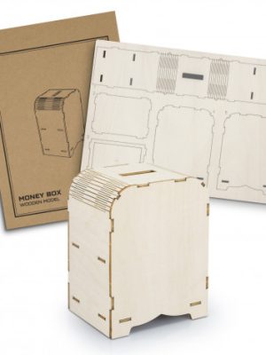 BRANDCRAFT Money Box Wooden Model