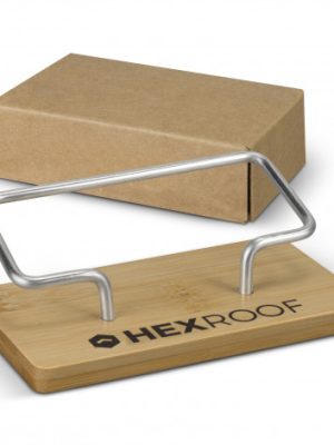 Bamboo Business Card Stand