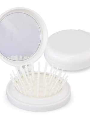 Compact Brush with Mirror