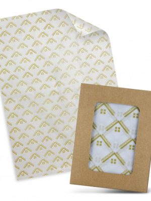 Tissue Paper with Envelope - White