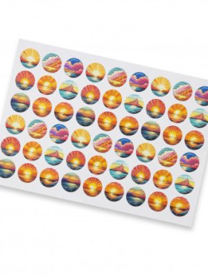 Sticker Sheet 26mm Circle - Matte