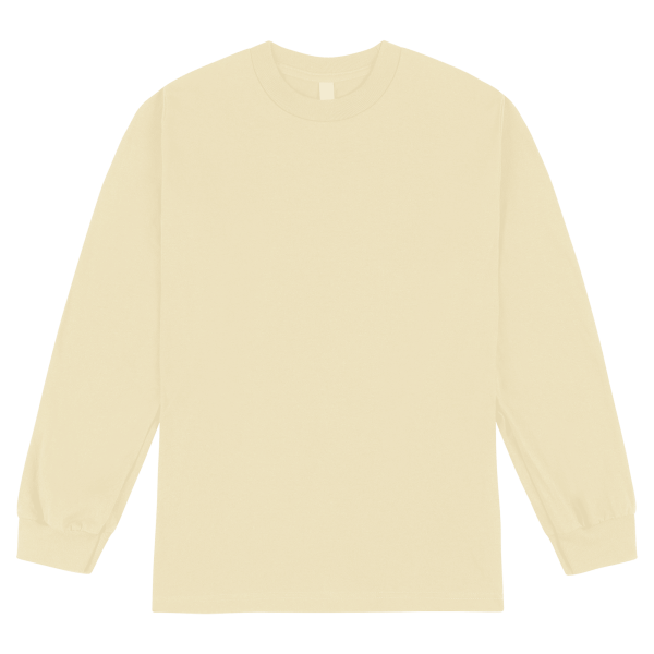 American Apparel Heavyweight Cotton Unisex Long Sl Sand
