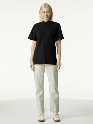 American Apparel Unisex Pique Mockneck