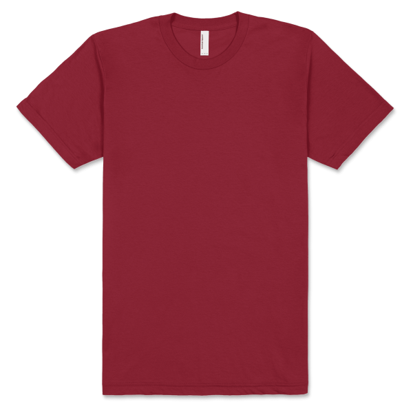American Apparel Unisex Fine Jersey Short Sleeve T Cranberry