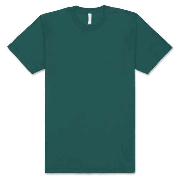 American Apparel Unisex Fine Jersey Short Sleeve T Forest Green
