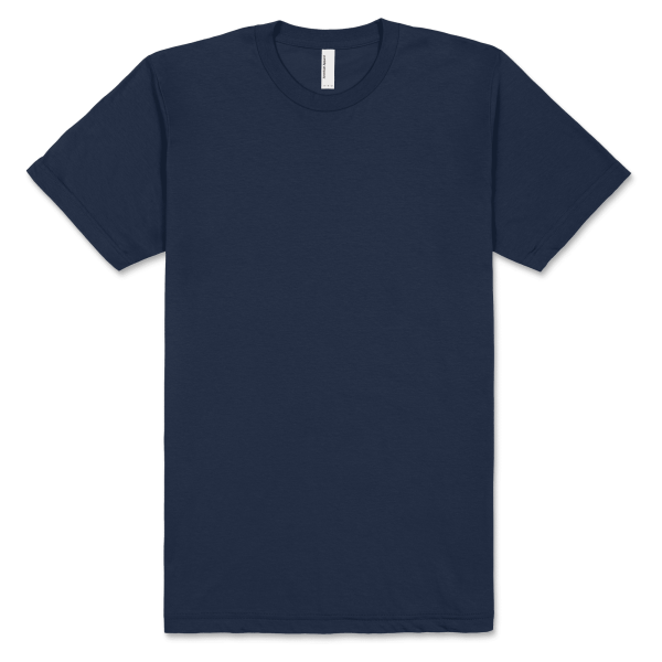 American Apparel Unisex Fine Jersey Short Sleeve T Navy