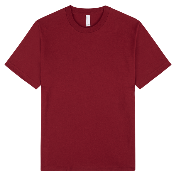 American Apparel Unisex Fine Jersey Short Sleeve T Red