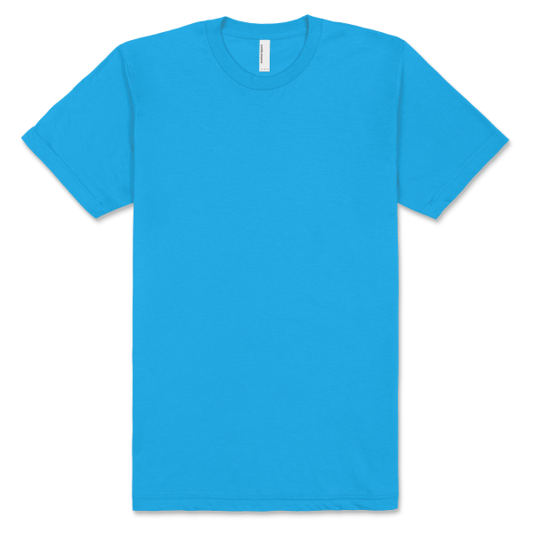 American Apparel Unisex Fine Jersey Short Sleeve T Teal