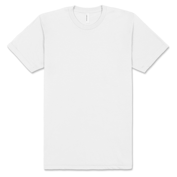 American Apparel Unisex Fine Jersey Short Sleeve T White