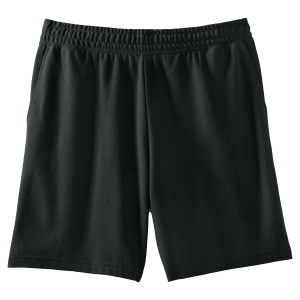 American Apparel Unisex Pique Gym Shorts Black