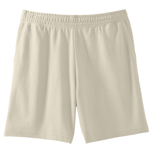 American Apparel Unisex Pique Gym Shorts Bone