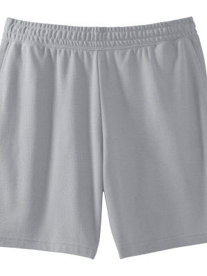 American Apparel Unisex Pique Gym Shorts Heather Grey
