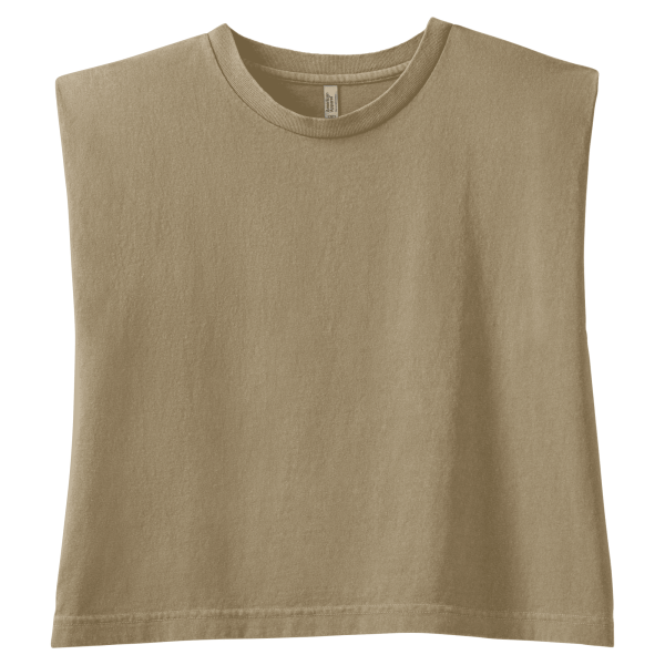 American Apparel Women's Muscle T-shirt FADED BROWN