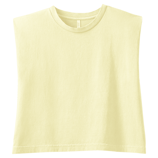 American Apparel Women's Muscle T-shirt Faded Cream