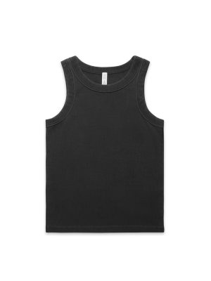 Wo's Faded Organic Rib Tank | 4034