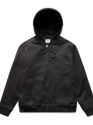 Canvas Bomber Hood Jacket | 5532